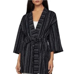 Brand New BCBGMaxAzria Light Stripe Wrap Jacket